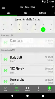 Elite Fitness Center android App screenshot 0