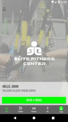 Elite Fitness Center android App screenshot 1